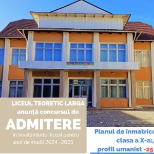 Admiterea în învățământul liceal 2024